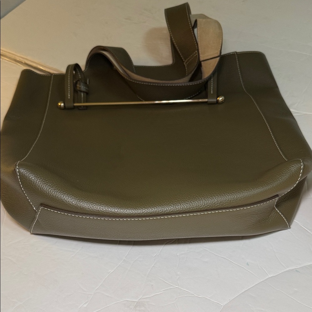 Strathberry Olive Green Tote Bag - Picture 8 of 10